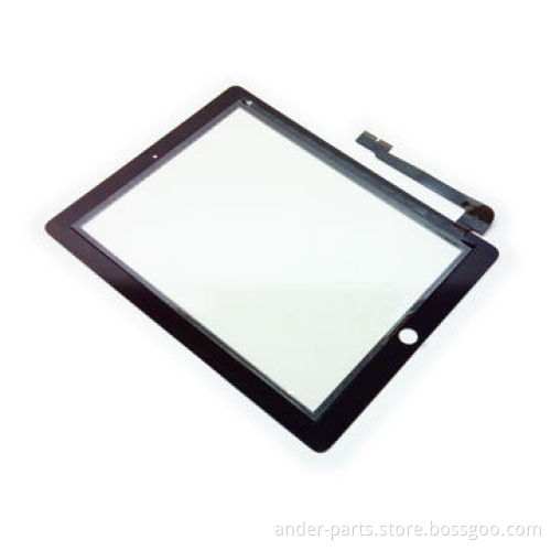touch screen digitizer assembly with home button for ipad 3, ipad 4 , replacement for ipad screen